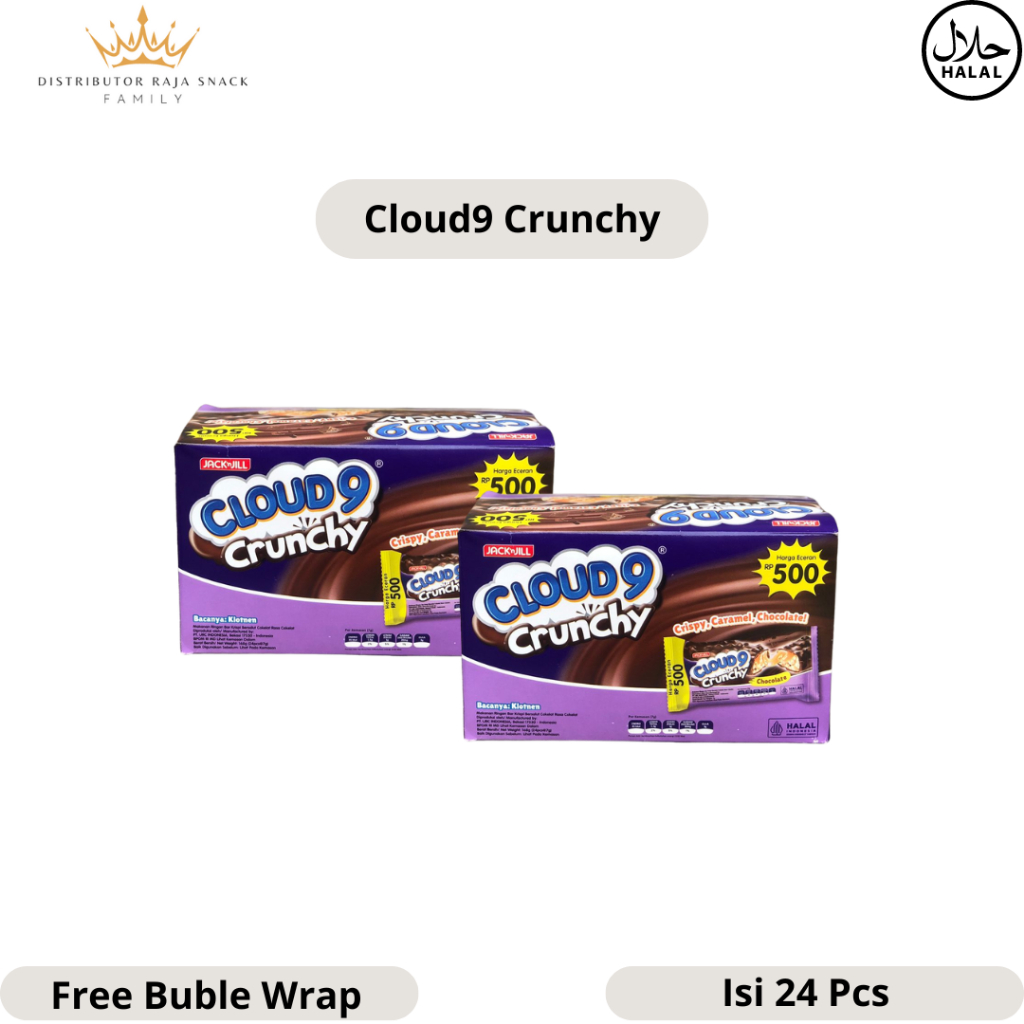 

Cloud9 Crunchy Jack n Jill Isi 24pcs @15gram