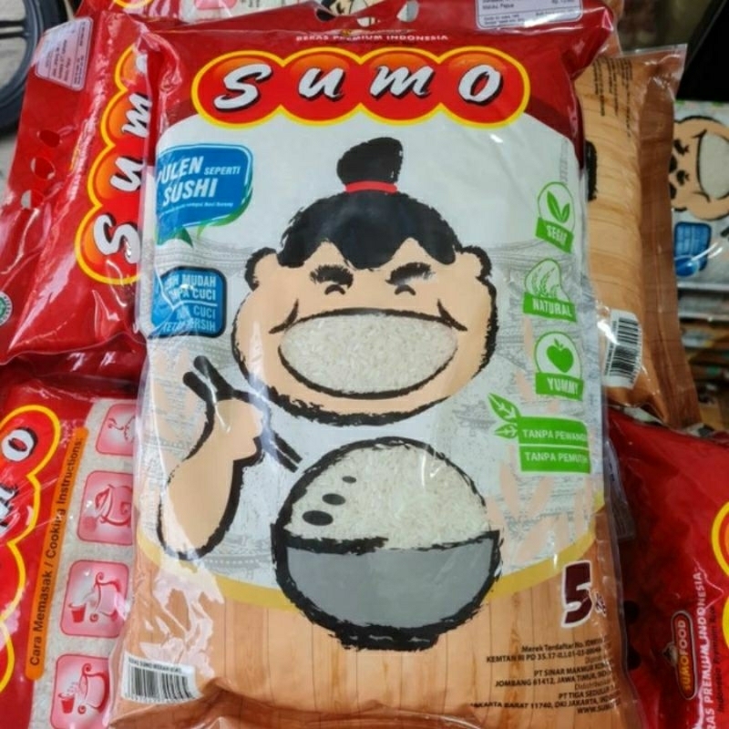 

Beras Sumo Premium 5kg Kemasan Merah