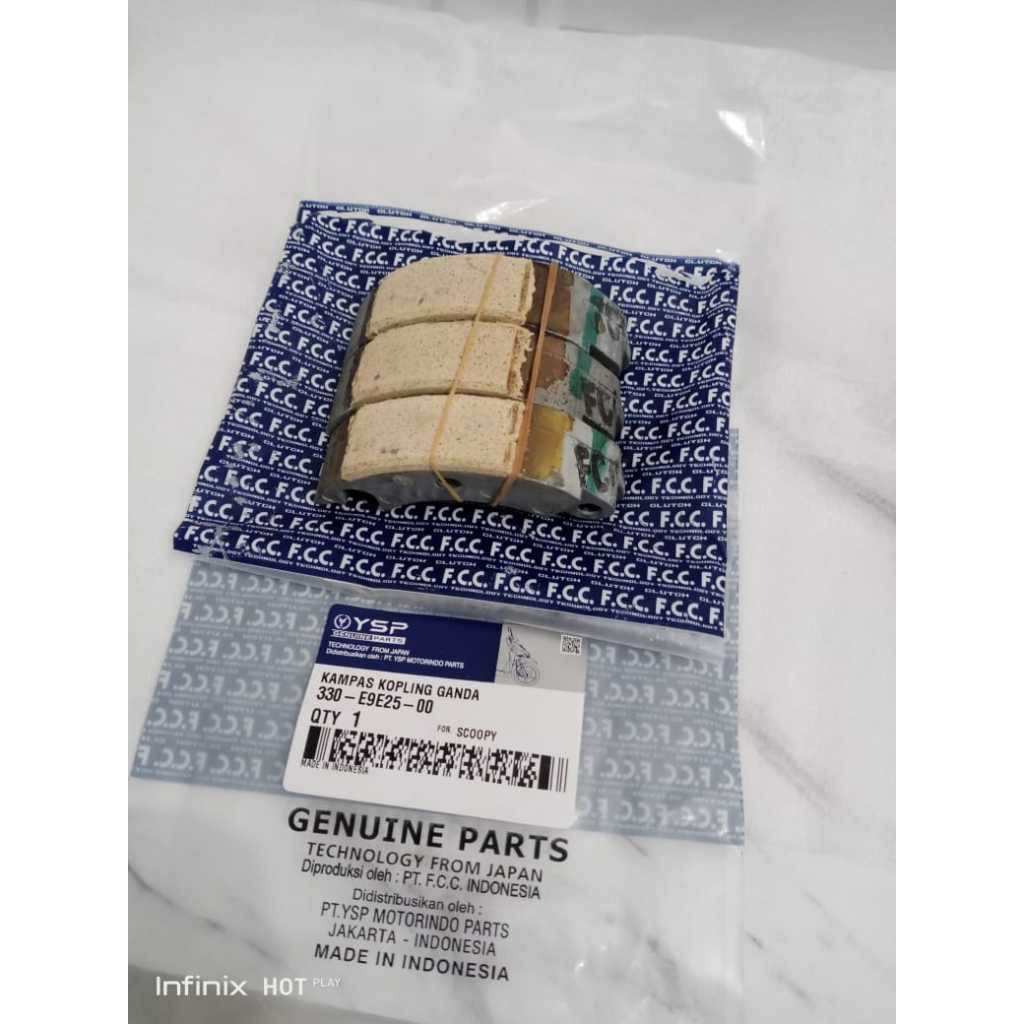 kampas ganda scoopy beat esp only fcc original