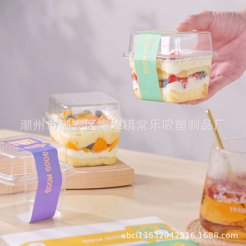 10pcs korean dessert box premium box cup mika dessert tiramisu salad