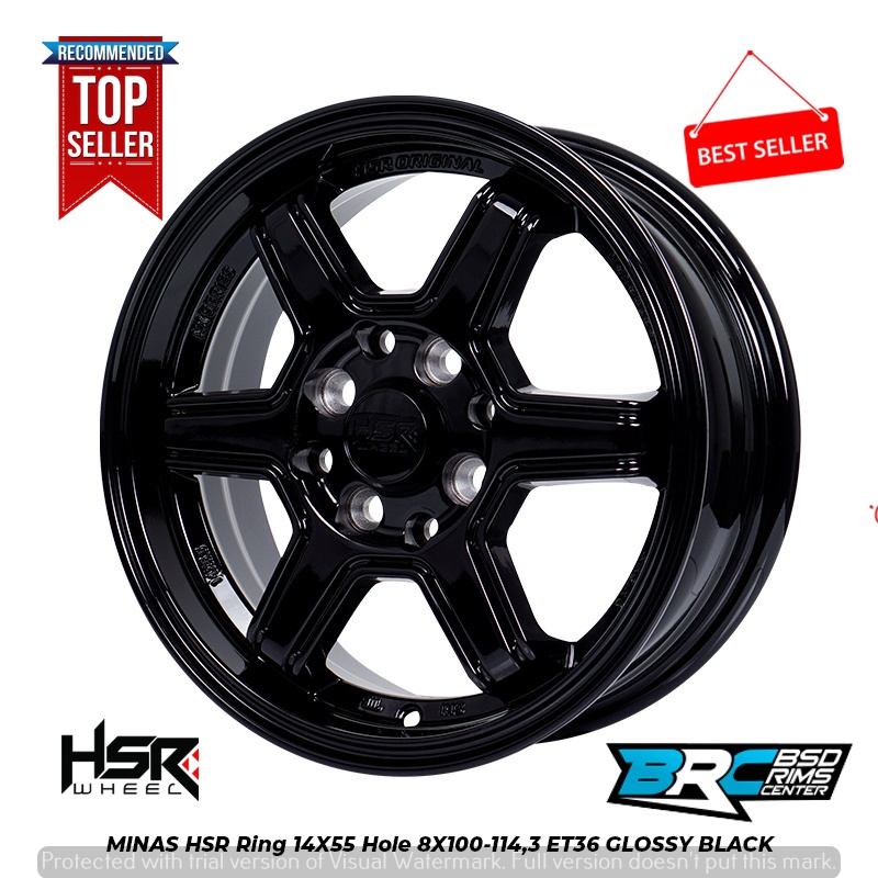 velg mobil WULING AIR EV HSR MINAS R14