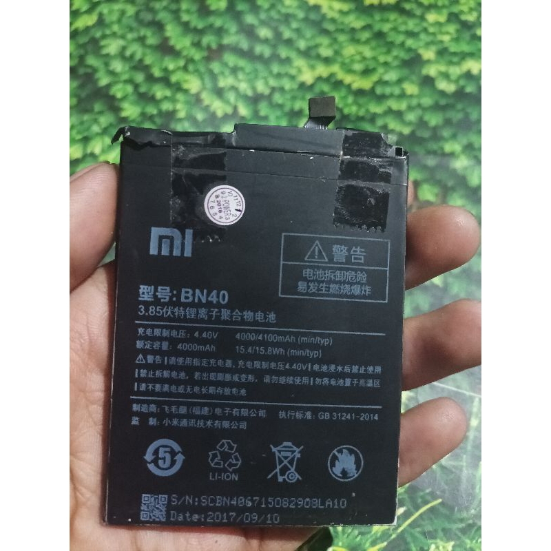batre baterai bn40 redmi 4 prime original normal copotan asli