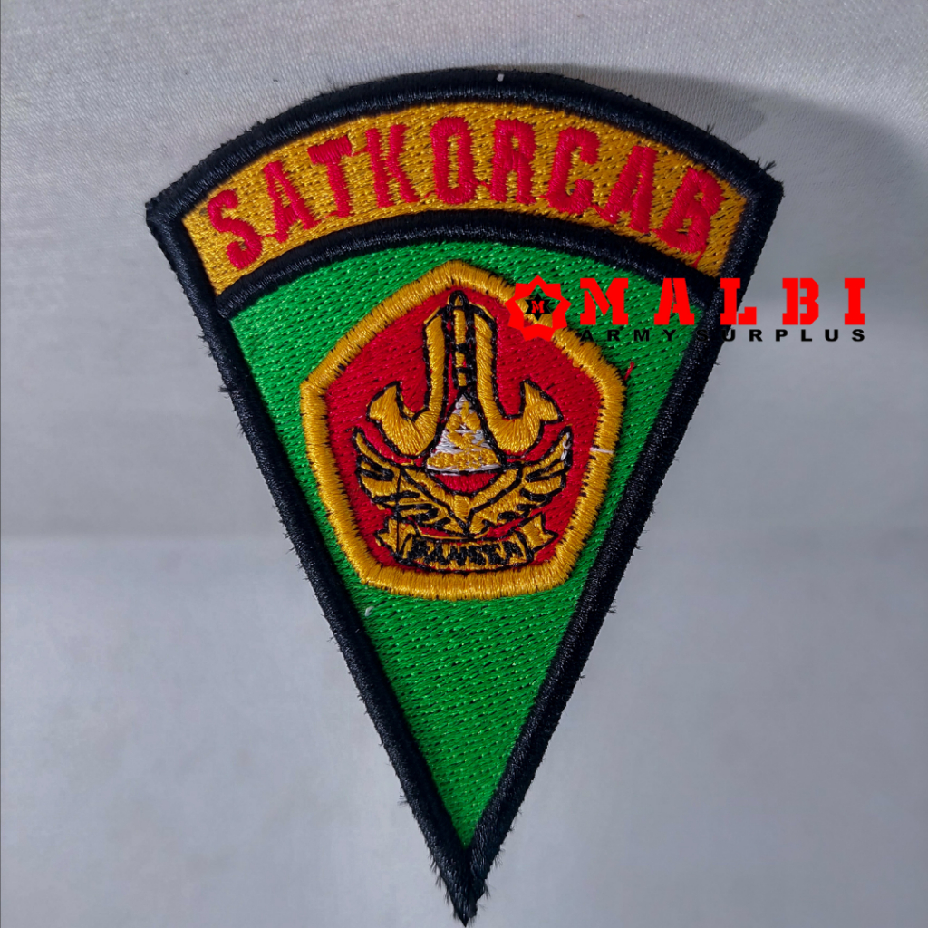 Atribut BANSER Timbul Bet Badge SATKORCAB Banser