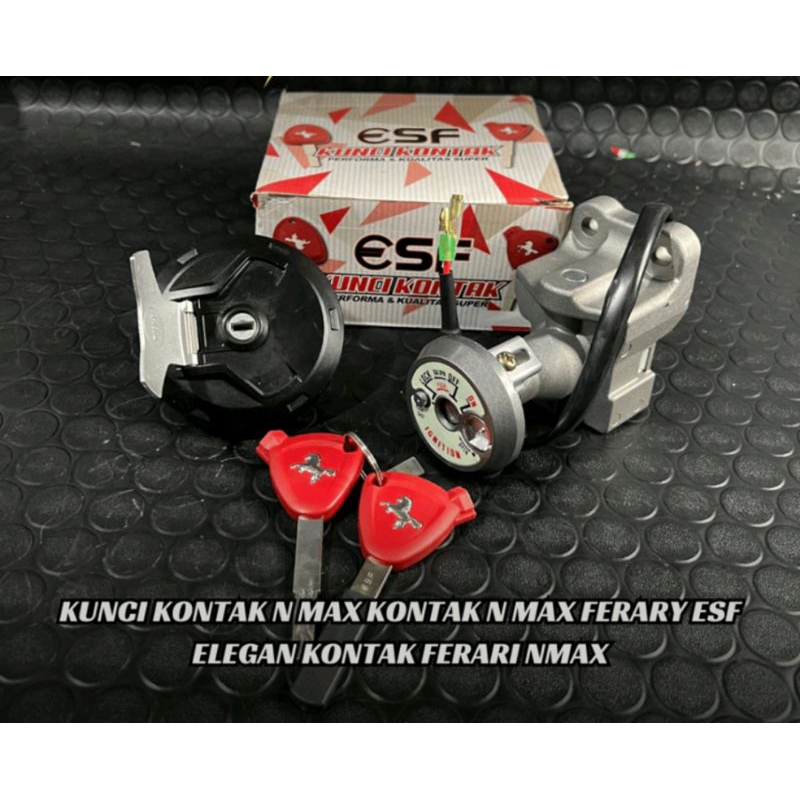 KUNCI KONTAK SET NMAX/KUNCI KONTAK YAMAHA NMAX FERARY ANTI MALING/KONTAK SET NMAX PLUS TUTUP TANGKI