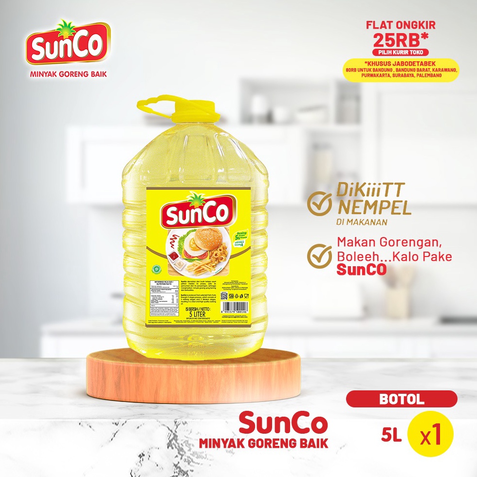 

Terlaris Sunco Minyak Goreng Botol 5 L