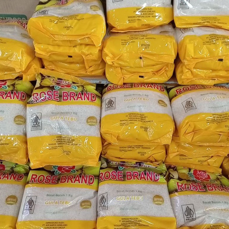 

Terlaris GULA ROSE BRAND GULA TEBU GULA PREMIUM 2 kg 1kg
