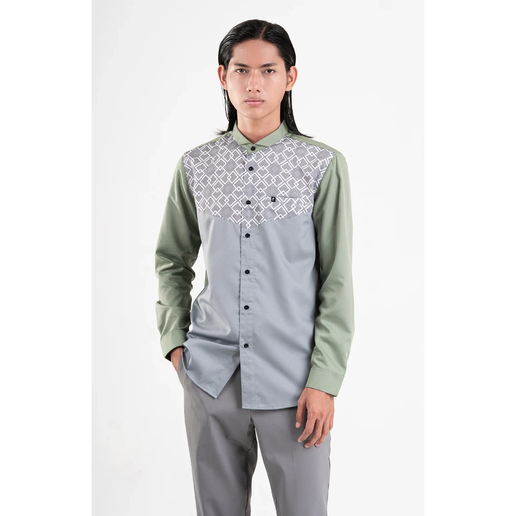 Fadkhera Dastan Baju Kemeja Koko Modern Fadkhera