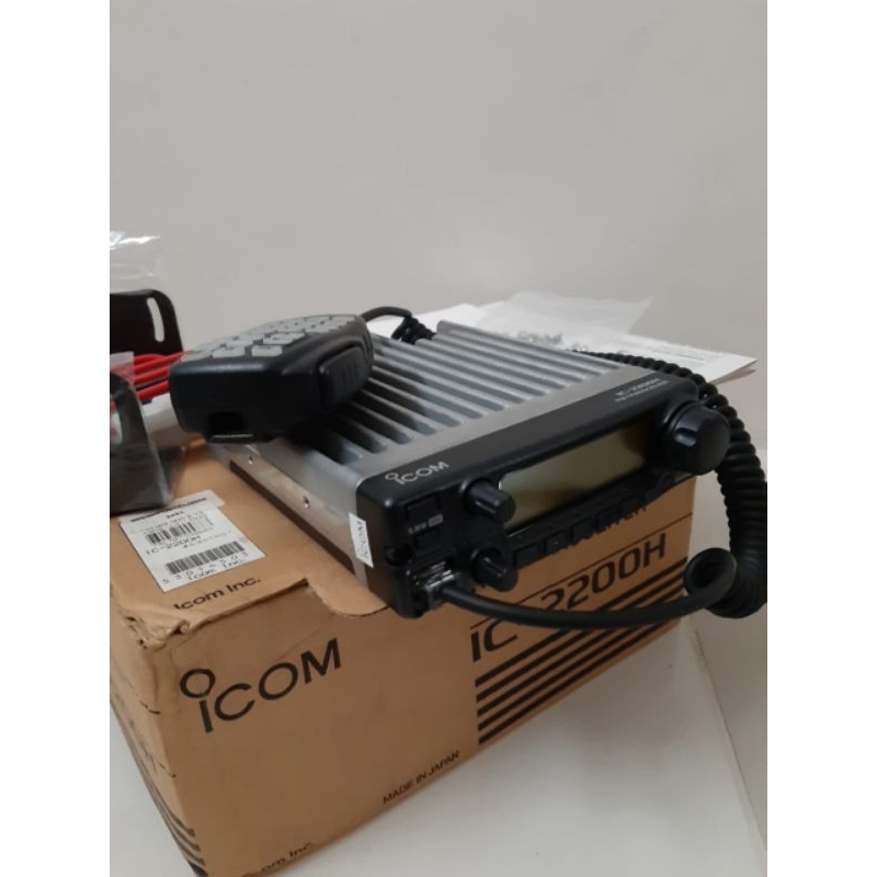 RADIO RIG ICOM 2200H SILVER LIKENEW KOMPLIT