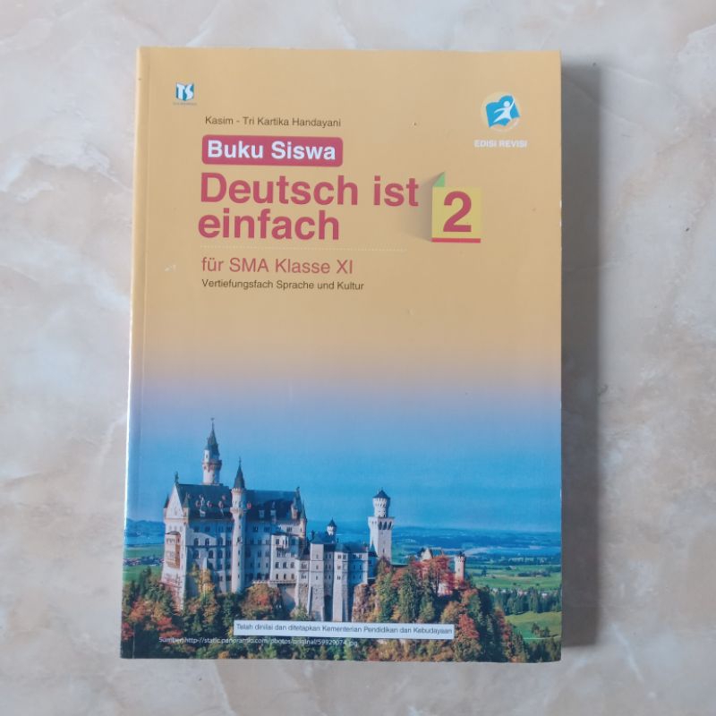 (BUKU BEKAS - TIGA SERANGAKAI) bhs jerman SMA kelas 11