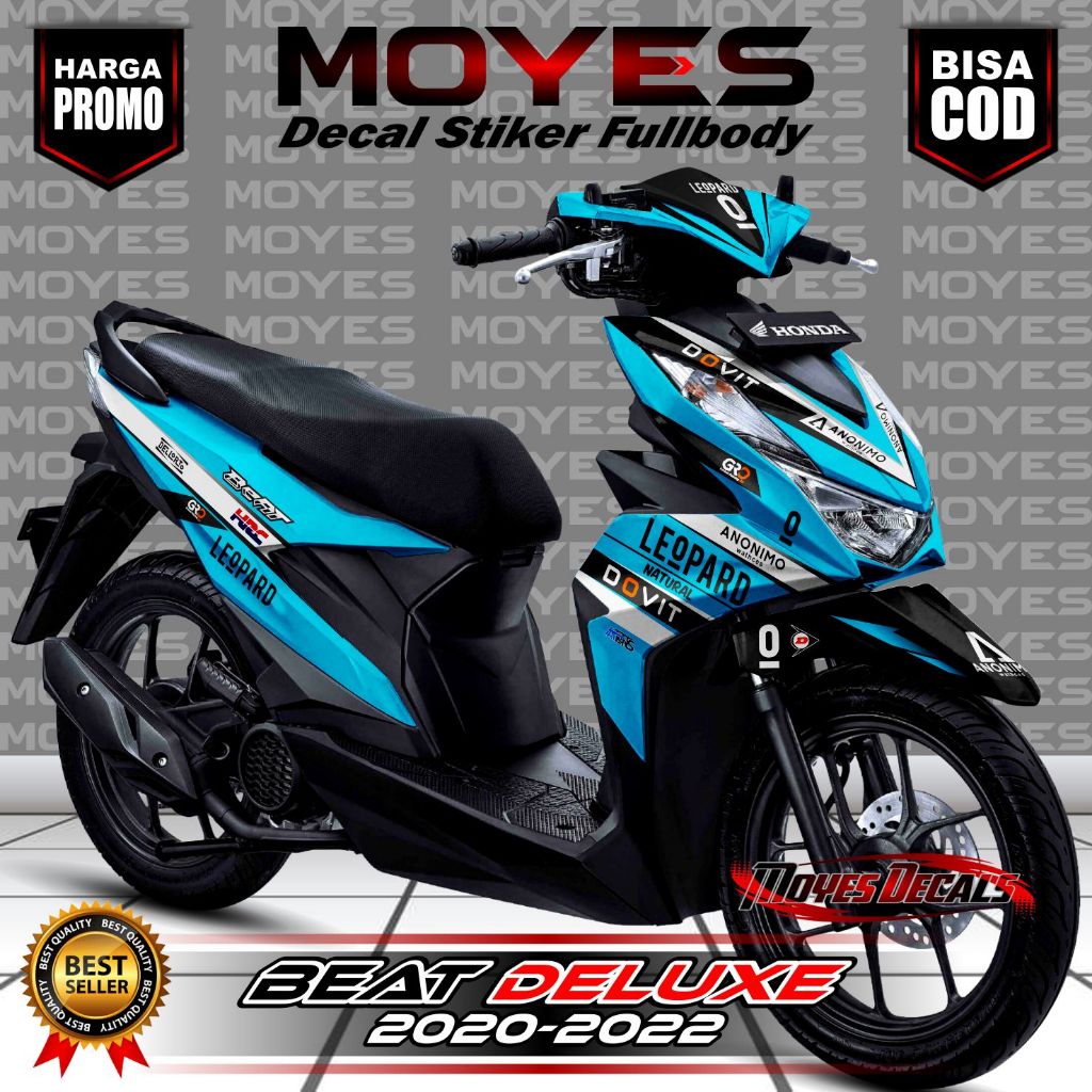 Decal Motor Beat Deluxe - Stiker Motor Beat Deluxe Fullbody Premium - Variasi Motor Beat Deluxe 2020