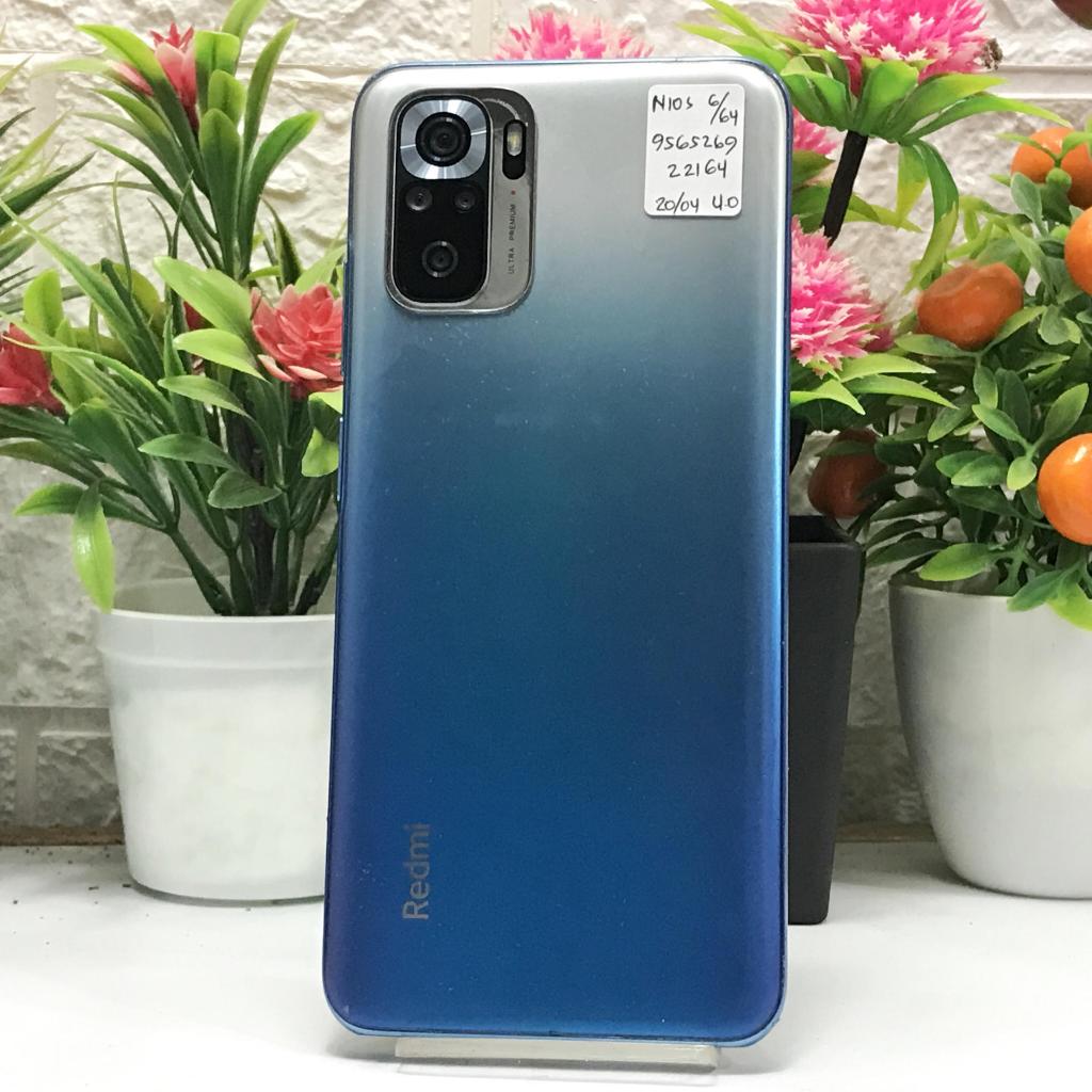 Redmi Note 10s 6/128GB Ocean Blue Bekas Second Original