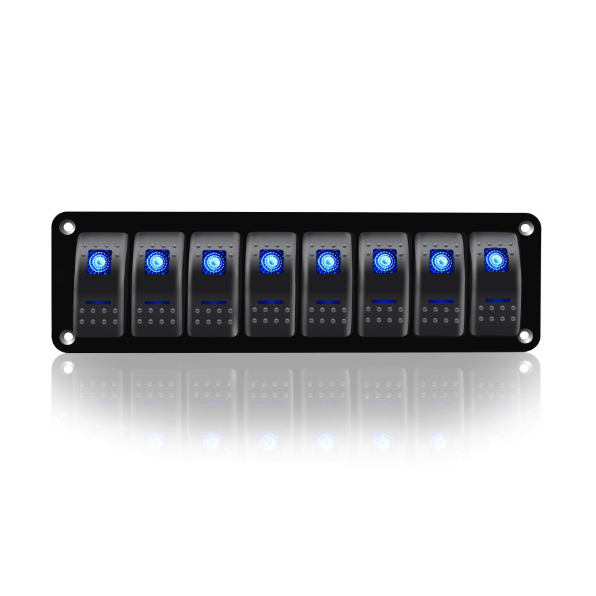 Rocker switch panel 8 gang saklar model ARB Panel saklar