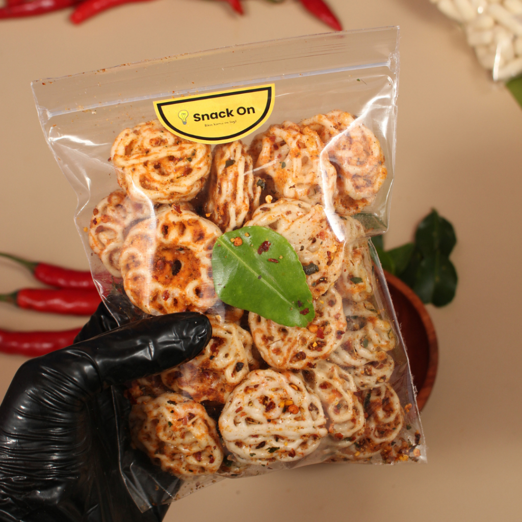

Kerupuk Seblak Rafael Daun Jeruk HOT 100g