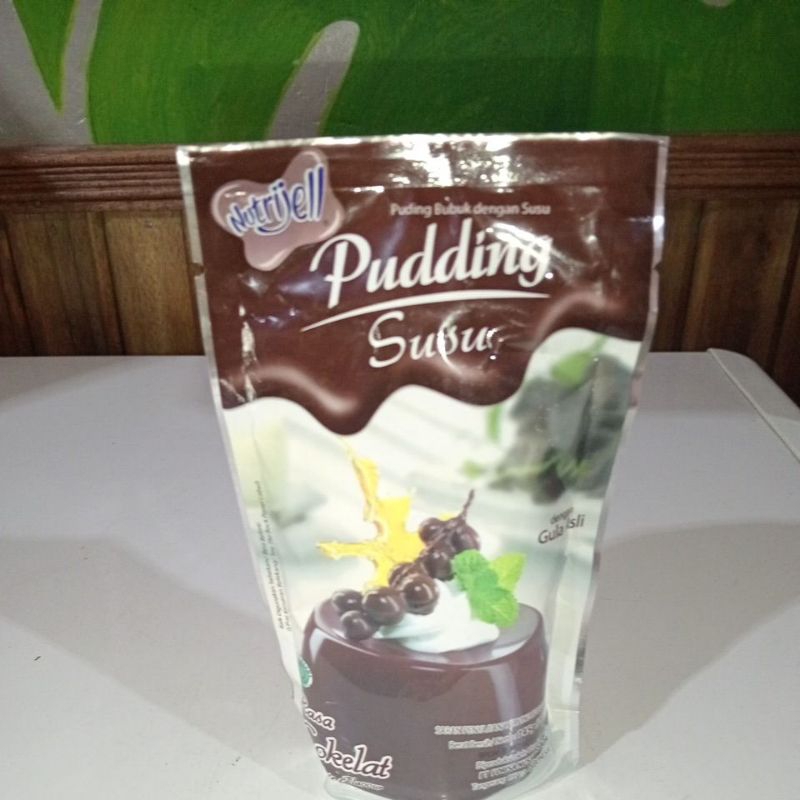 

Nutrijell puding susu rasa coklat