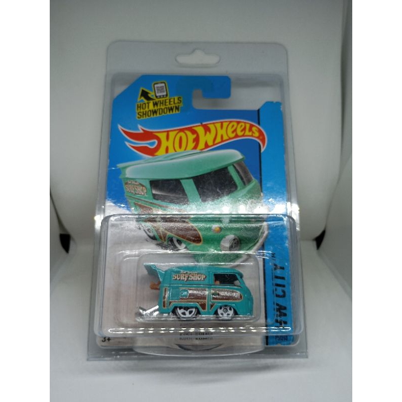 Hot Wheels Kool Kombi Surf shop hijau loose erorr