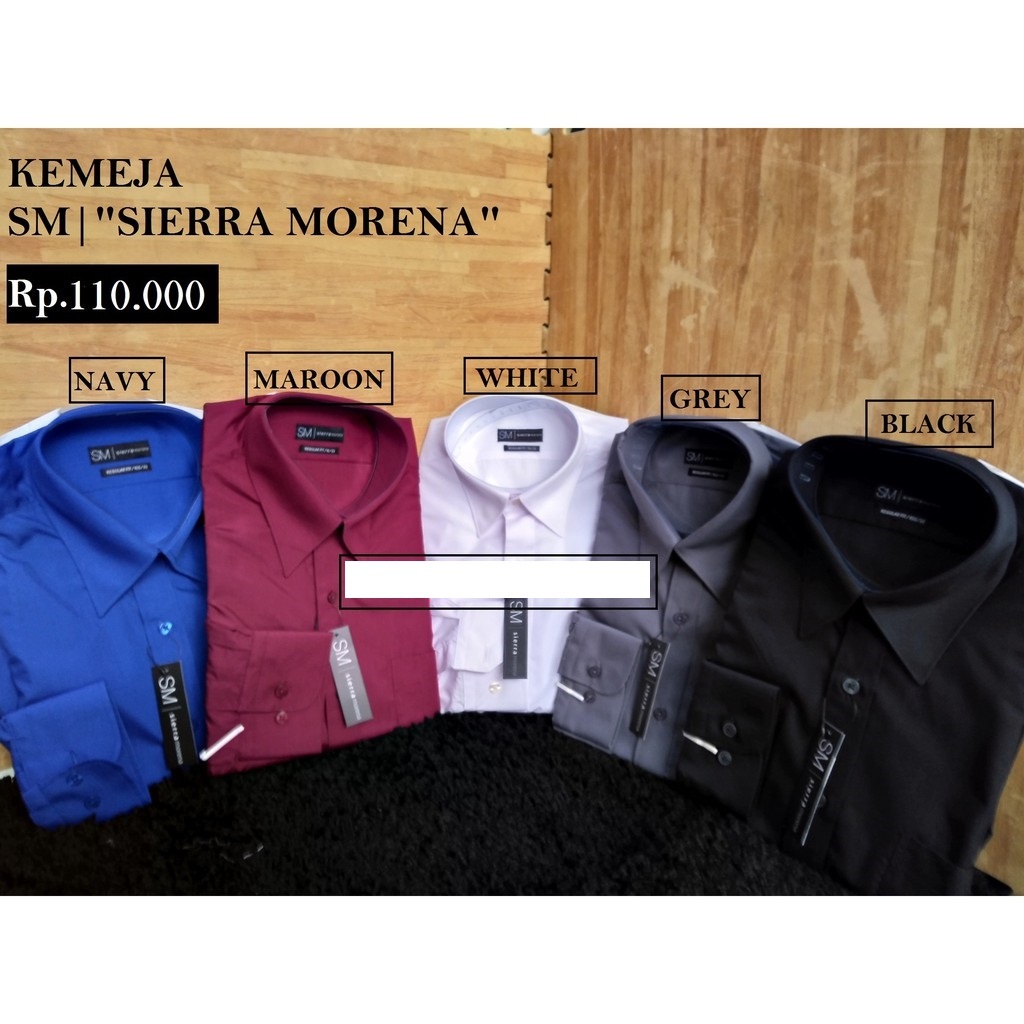 KEMEJA SIERRA MORENA POLOS PANJANG REGULER