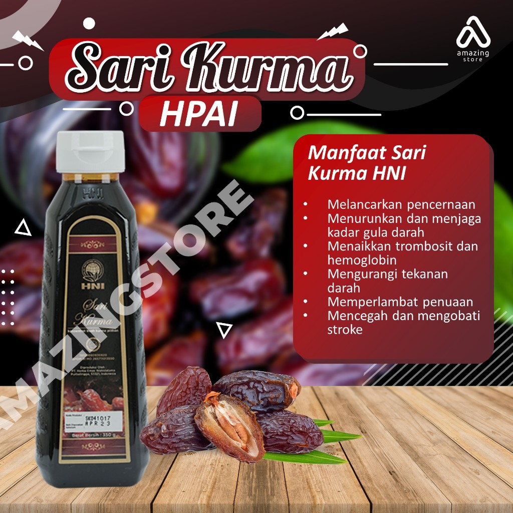 

MAR HNI DATE SYRUP HNI kemasan Terbaru menjadi Sari Kurma