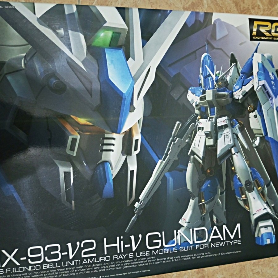 Gundam rg hi nu not hg mg