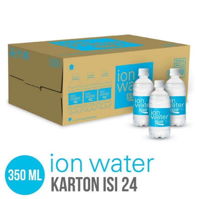 

1 Dus 24 Botol Pocari ION WATER Low Calorie 350 mL Sweat Drink Less Sugar Botol