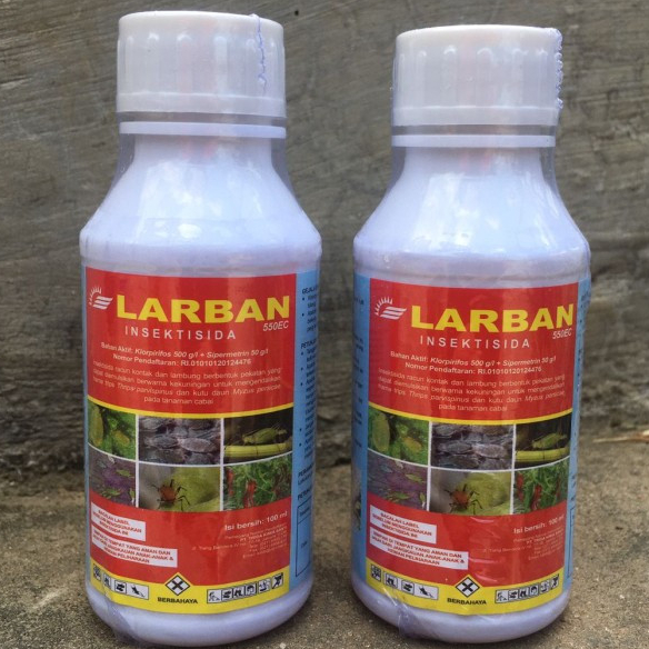 INSEKTISIDA LARBAN 550 EC 100 - 2 BAHAN AKTIF