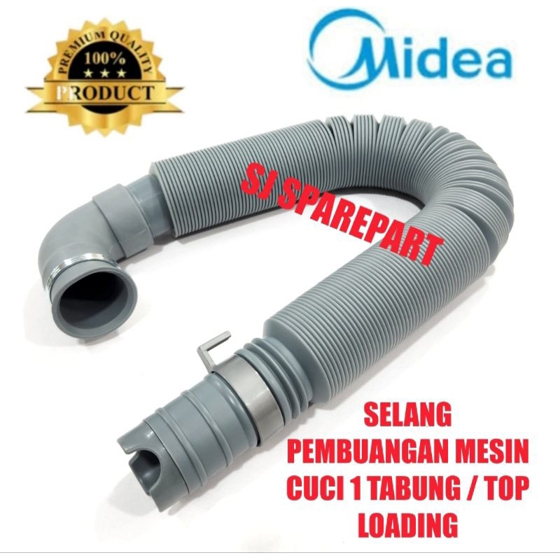 SELANG PEMBUANGAN MESIN CUCI MIDEA 1 TABUNG TOP LOADING