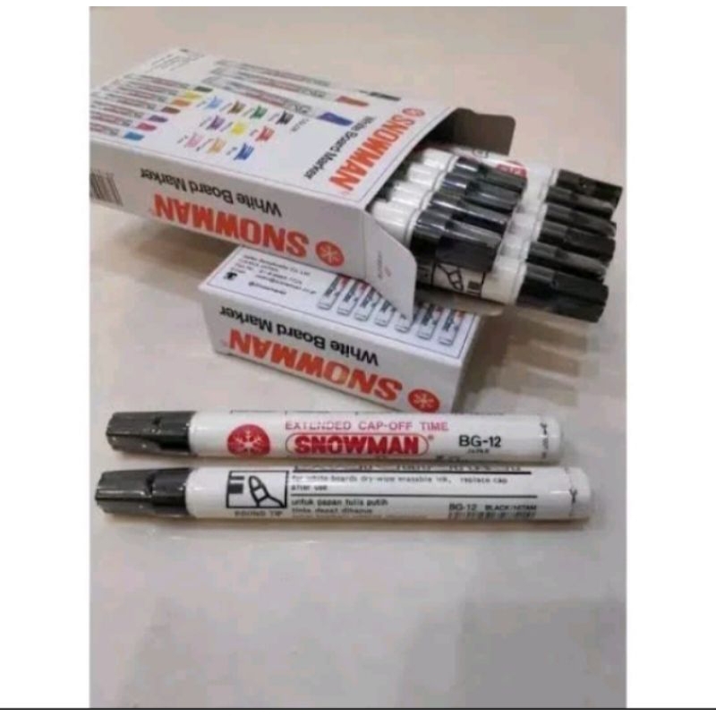 

SPIDOL SNOWMAN WHITE BOARD 1 PACK ISI 12 PCS