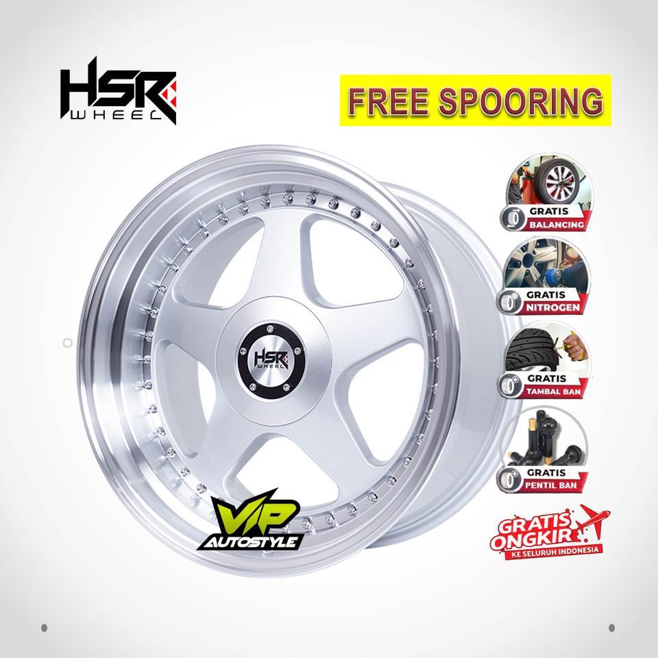Velg mobil Ring 18 Honda HRV, Civic, Accord, Camry dll HSR Perugia R18 Racing