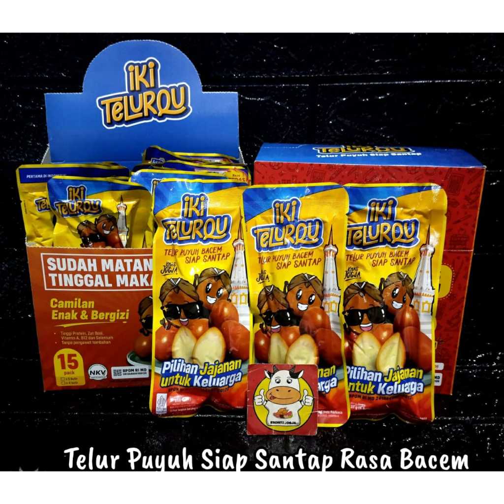 

TELUR PUYUH SIAP SANTAP IKI TELURQU-FROZEN FOOD-BRONTZ JOGJA