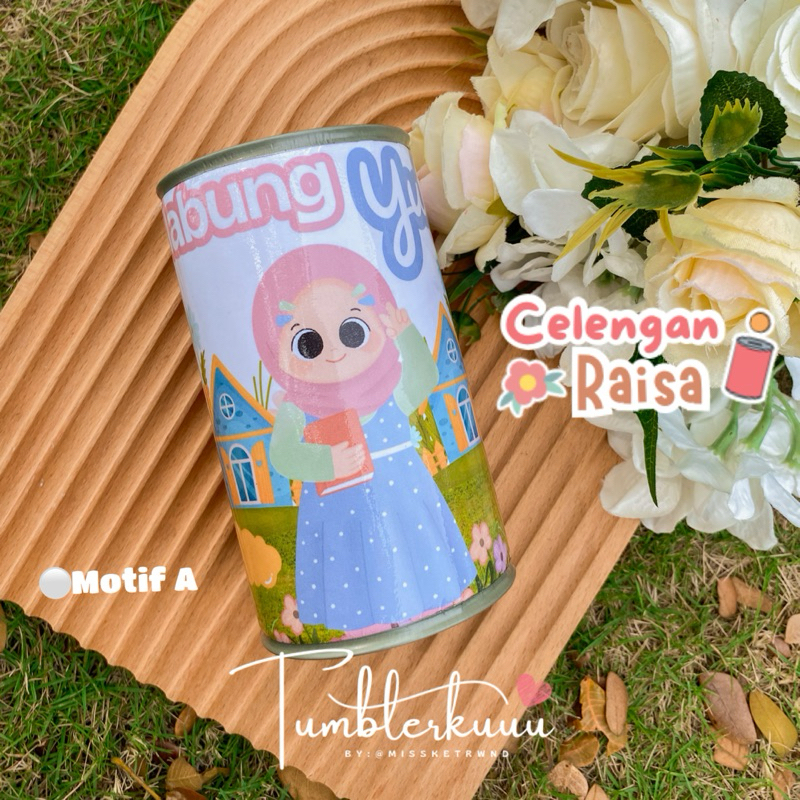 Celengan Raisa | Celengan Rajin nabung | Celengan sedekah Subuh |  Celengan Custom