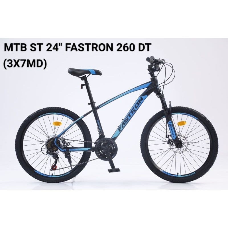 SEPEDA GUNUNG MTB 24 26 INCH FASTRON 260 DT 3X7 SPEED REM CAKRAM