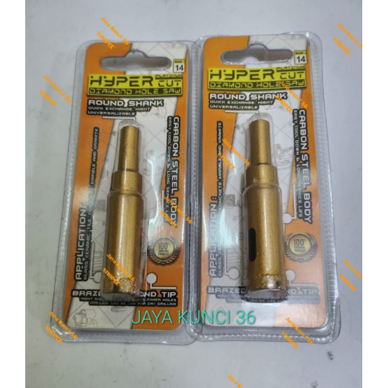 Mata Bor Kaca / Mata Bor Granite 6mm HYPER / Bor Kaca Kuning Super 30mm