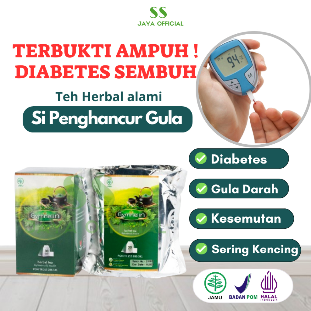 GYMNELIN Teh Herbal Untuk Diabetes 100% Original | obat diabetes - gula darah tinggi