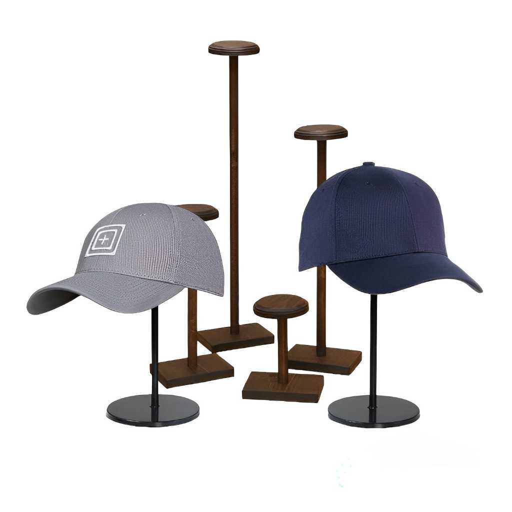Stand Display Gantungan Topi Rak Tempat Penyimpanan Topi Gantungan Berdiri topi