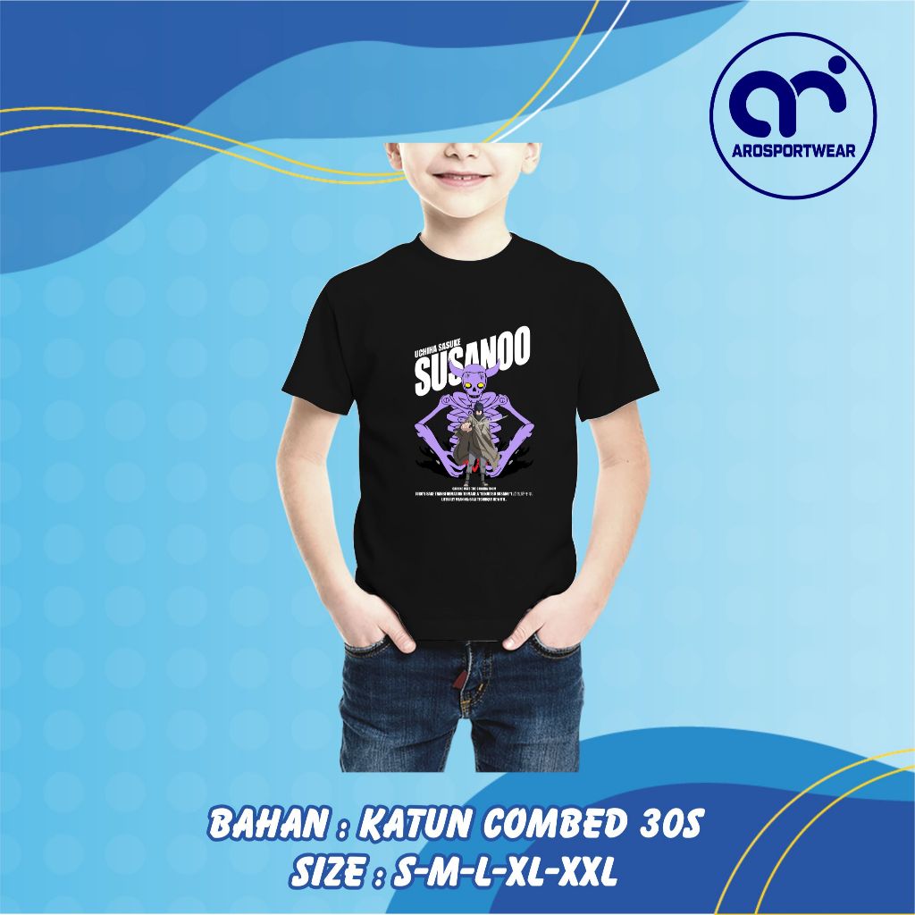 AROSPORTWEAR - Kaos Baju Anak UCHIHA SASUKE UCHIHA