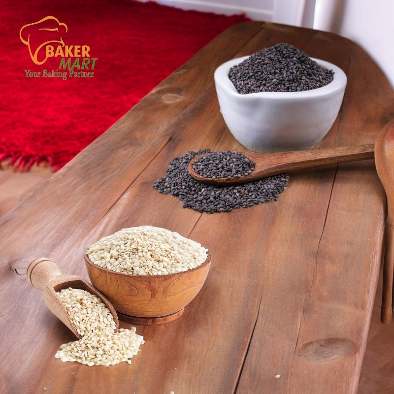 

Biji Wijen Putih & Hitam / White Sesame dan Black Sesame 1kg