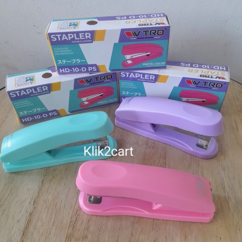 

V-tro stapler / jepretan / staples / jepretan warna pastel