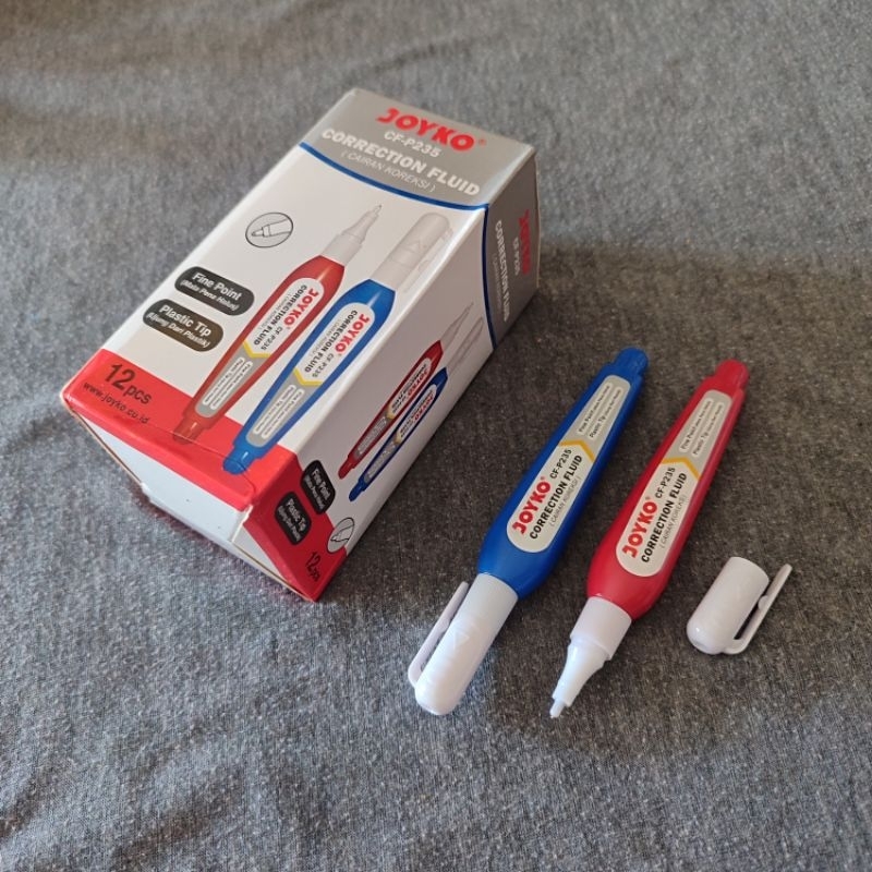 

Ay00! 1 Pak Tipex Joyko Cair Isi 12 Pcs CF-P235