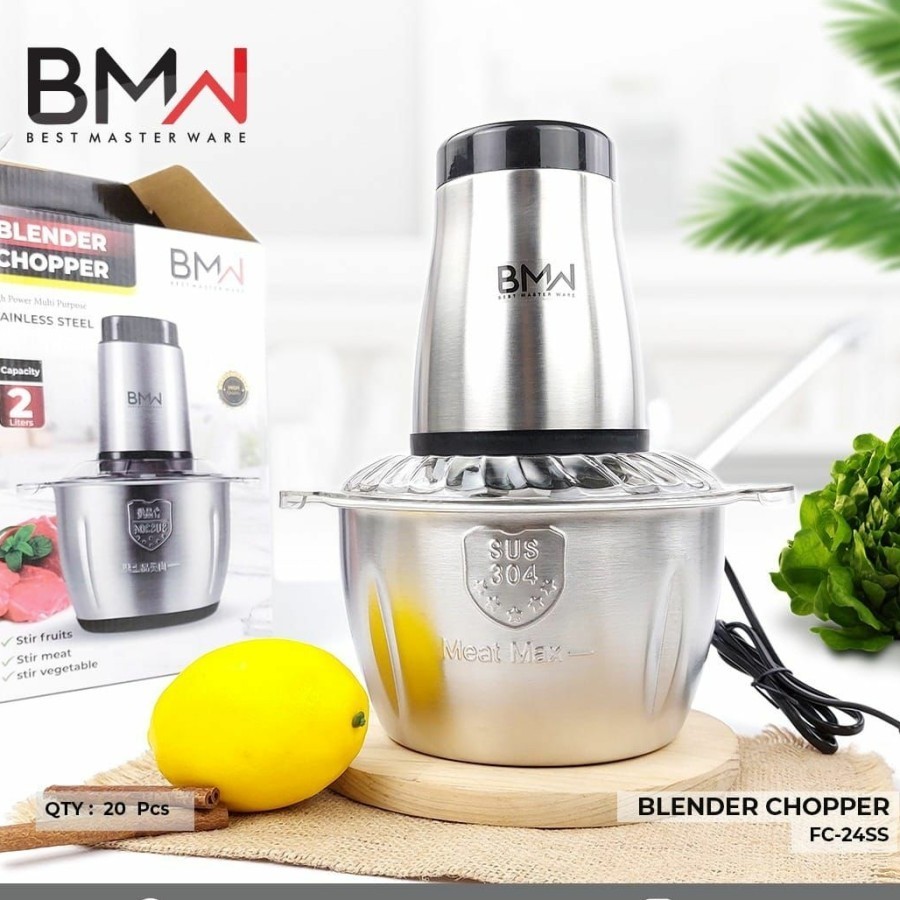 Blender Food Chopper Makanan Daging Buah BMW