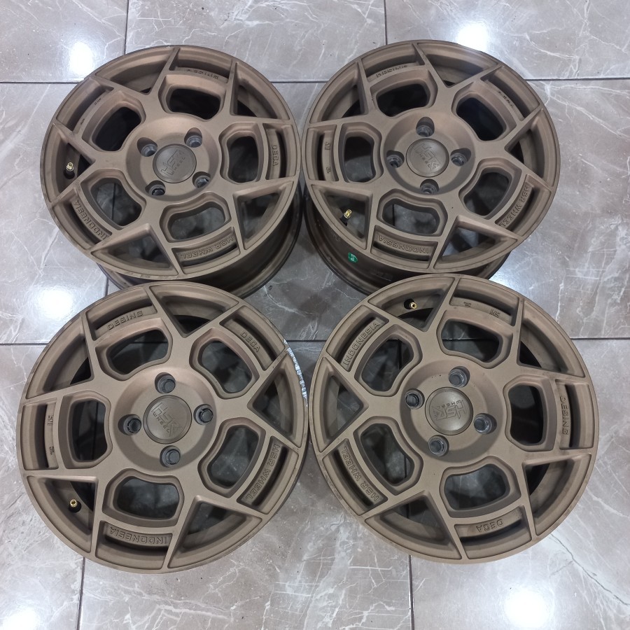 VELG MOBIL SECOND HSR DESING DECA RING 14 LEBAR 6 PCD 4X100 ET 36