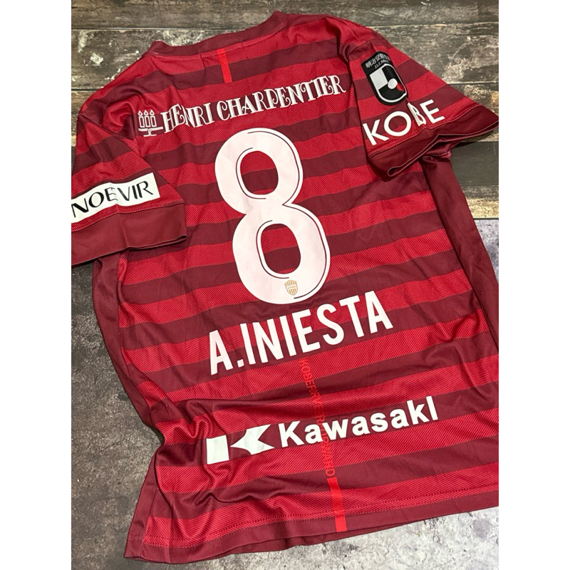 Jersey Vissel Kobe Size S #8 - Andres Iniesta