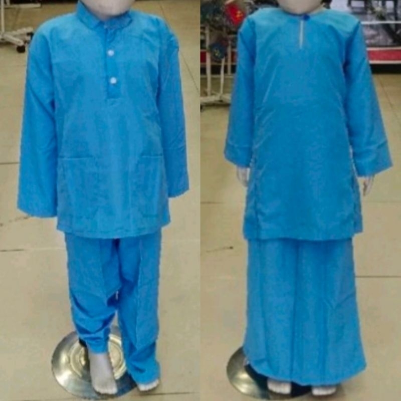 BAJU MELAYU TK BIRU SANWOS