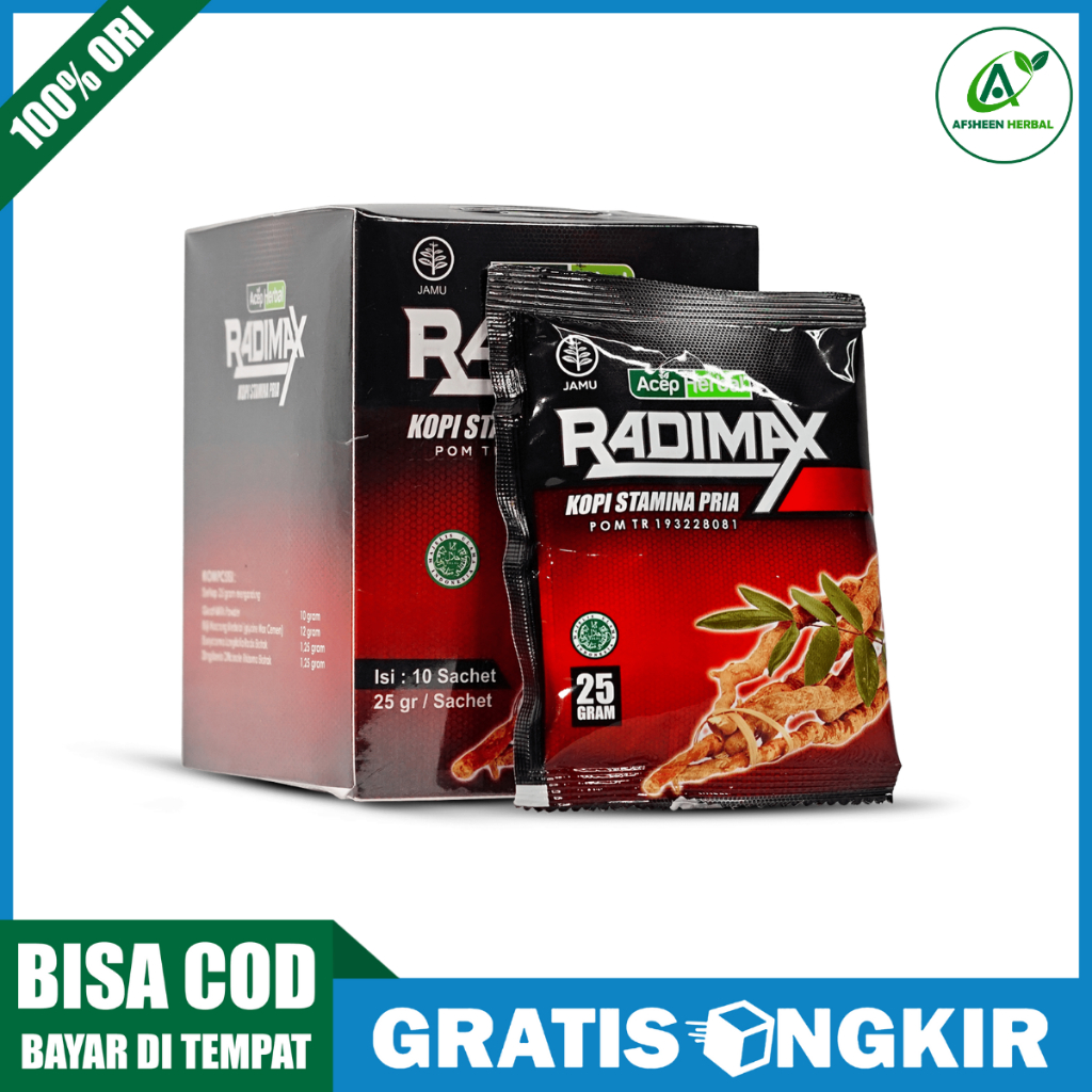 

Kopi Pria Perkasa - Kopi Bikin Istri Ketagihan - Obat Pria Agar Tahan lama - Radimax Kopi Pria