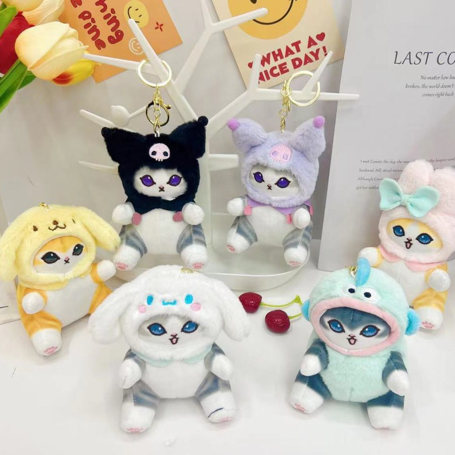 Mofusand Sanrio Boneka Kucing Jepang Mofu Cinamoroll Kuromi My Melody