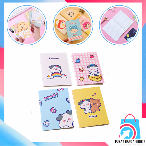 

PHG - Buku Tulis Mini Motif Kartun Note Book Mini Cartoon Mini Book Notepad Karakter Buku Tulis Memo Kecil Murah t