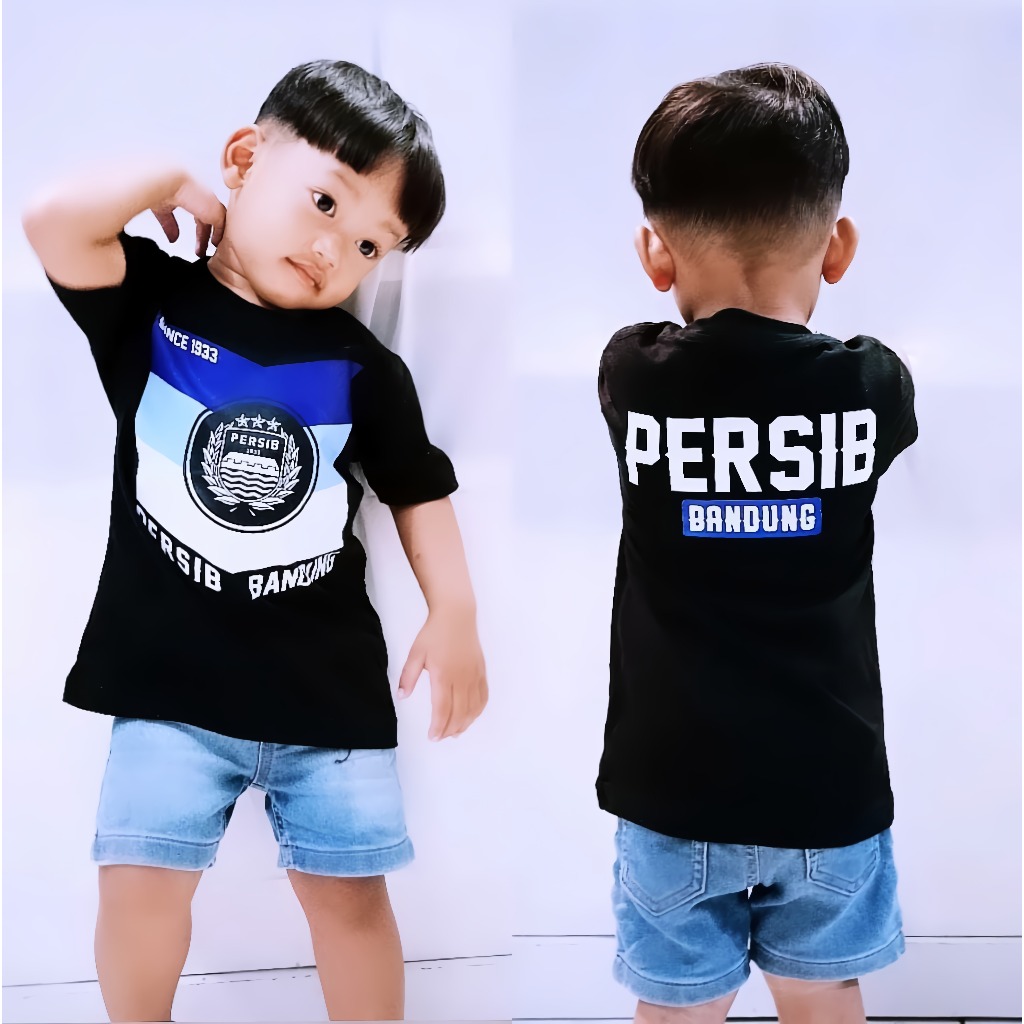Baju Persib anak terbaru bocil bobotoh cilik polet xtc lengan pendek original pria wanita dewasa Tsh