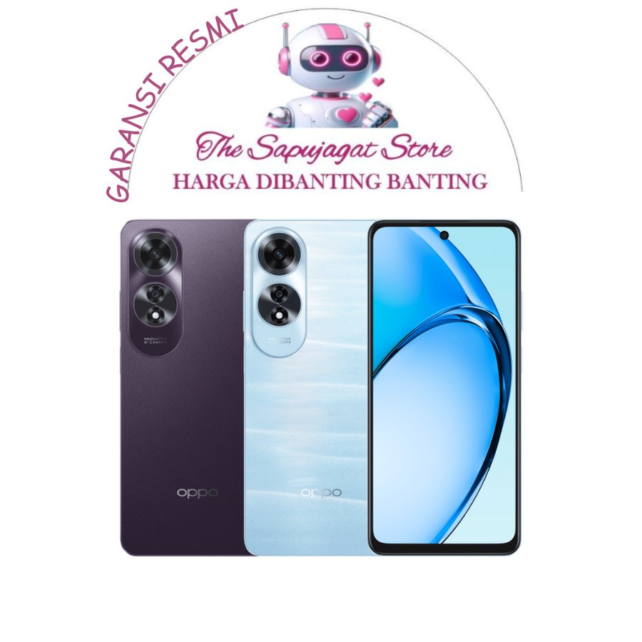Oppo A60 8/128 & 8/256 New Garansi Resmi Promo Bandung