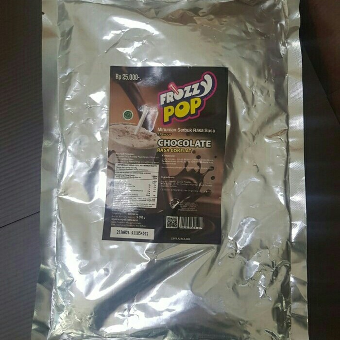 

Frozzy Pop 500gr / Serbuk Minuman Instant Frozzy Coklat / Cappuccino / Taro