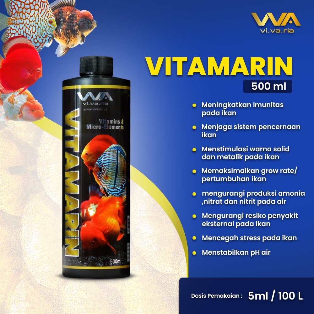 Pawscare Id Vivaria Vitamarin Vitamin Ikan Hias Koki Arna