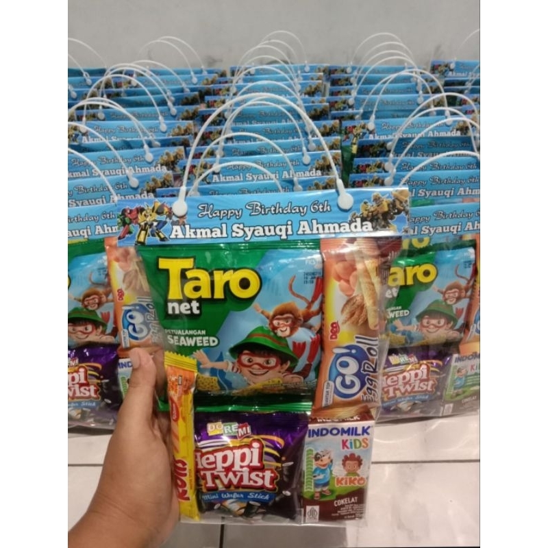 

paket snack ulang tahun/bingkisan snack ulang tahun/souvenir snack