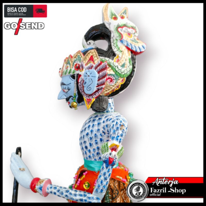 Wayang Golek Anterja-Putra Bima- 38 CM|Full Ukir